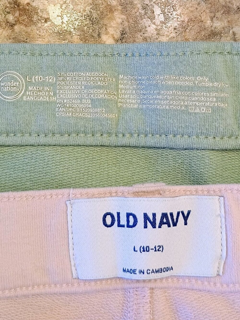 Girl's Bundle of Soft Shorts - Pink and Green - Size L 10/12 - Old Navy & Wonder - Picture 6 of 10